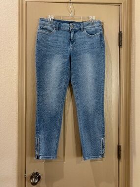 White House Black Market Blue Denim Size 8